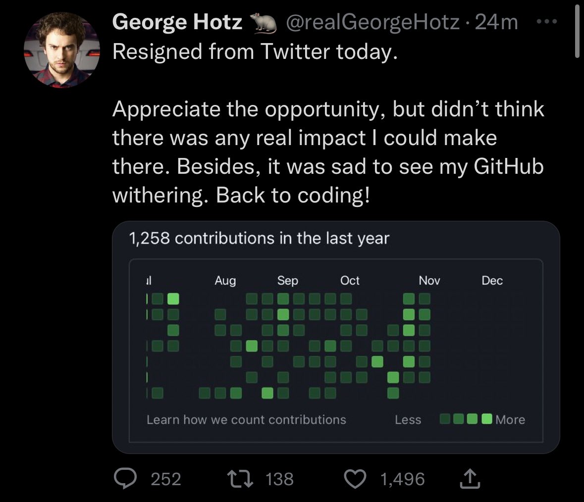 I regret to inform you that the JavaScript that was going to completely rewrite Twitter Search including the ranking algo will not in fact be shipping. I know this comes as a shock.