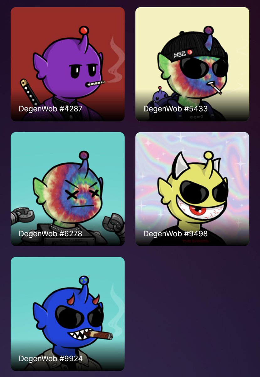 Luis72S's tweet photo. So happy birthday @Wuki hope your having a great day and also thx to everyone who put were able to make this happen like come on look at this squad 🔥🔥🤯🤯👽👽🔊🔊@Wobblebug #WOBmob👐 #NFTCommunity #NFTProject https://t.co/pYGkrSk5Ok