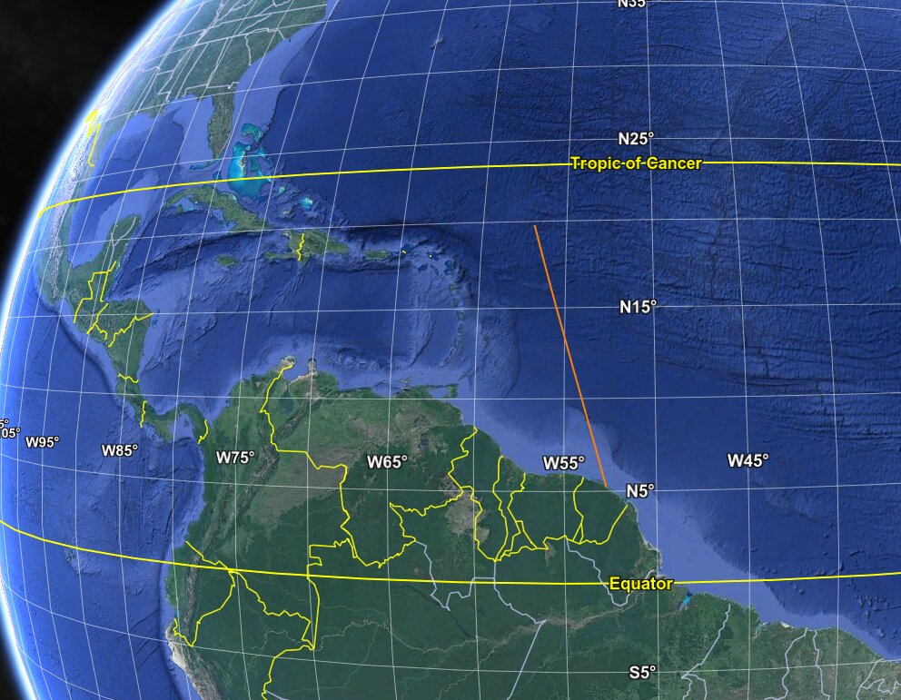 Jonathan McDowell on Twitter "My estimated trajectory for VV22 is