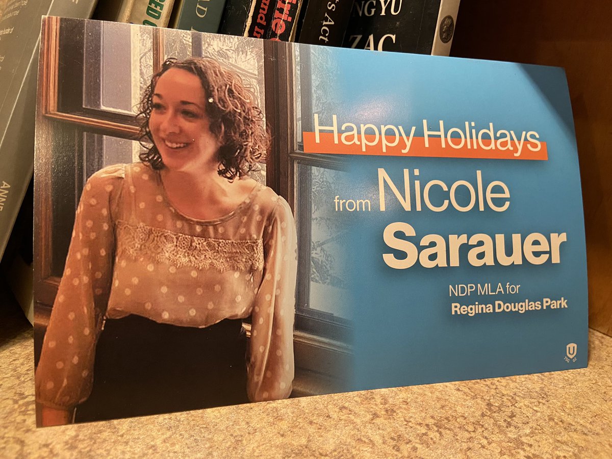 Thanks #NicoleSarauer. 

Great photo. 

I guess my card from Scooter is lost in the mail. 

#NDPSask 
#SKPoli