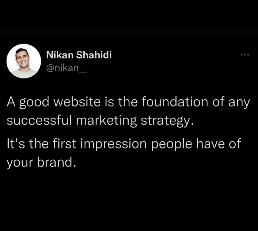 ALundberg6's tweet photo. This is why you don’t skimp on your company’s website! Whether your website’s purpose is lead generation or e-commerce, first impressions are everything. https://t.co/ZLfcd9yhL3