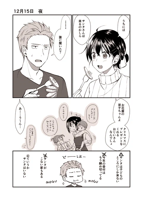 クリスマス漫画(フライング再掲)1/2 