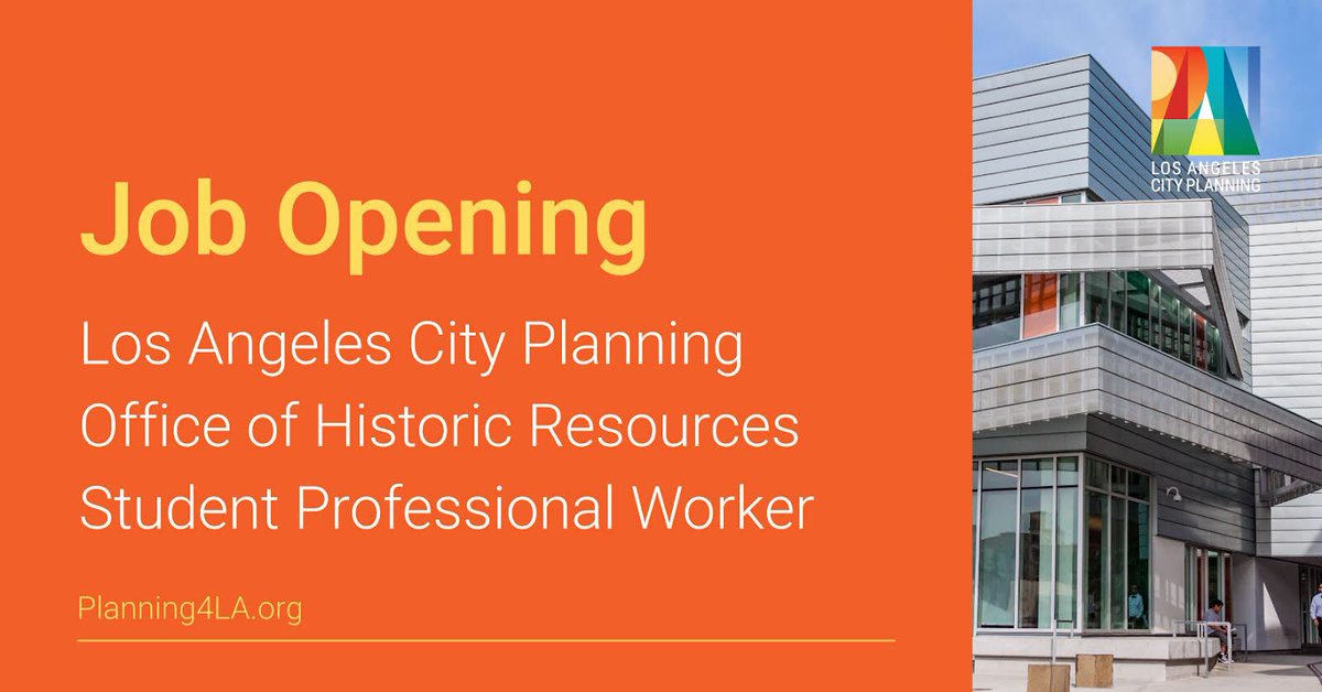 📣 Attention college students! Our Office of Historic Resources is hiring! The paid Student Professional Worker opportunity is perfect for undergrad or graduate students wishing to gain hands-on experience…🧵1 / 2