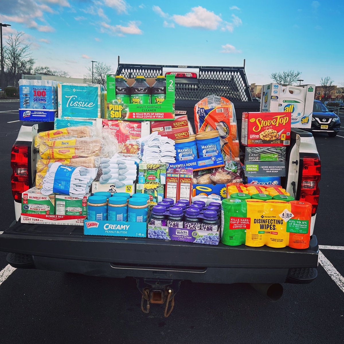 In lieu of holiday presents for the members of Station 5, CHFD Capt. Tharp organized a donation of 600lbs of food, clothing, hygiene &amp; cleaning products to the Cherry Hill Food Pantry. We can think of no better way to help families in need this holiday season!