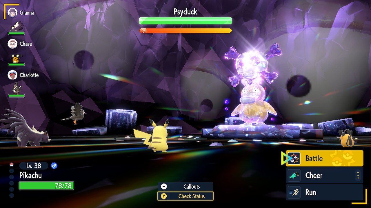 TAHK0 ☕️ on Twitter "psyduck's raid background in pokemon sv is