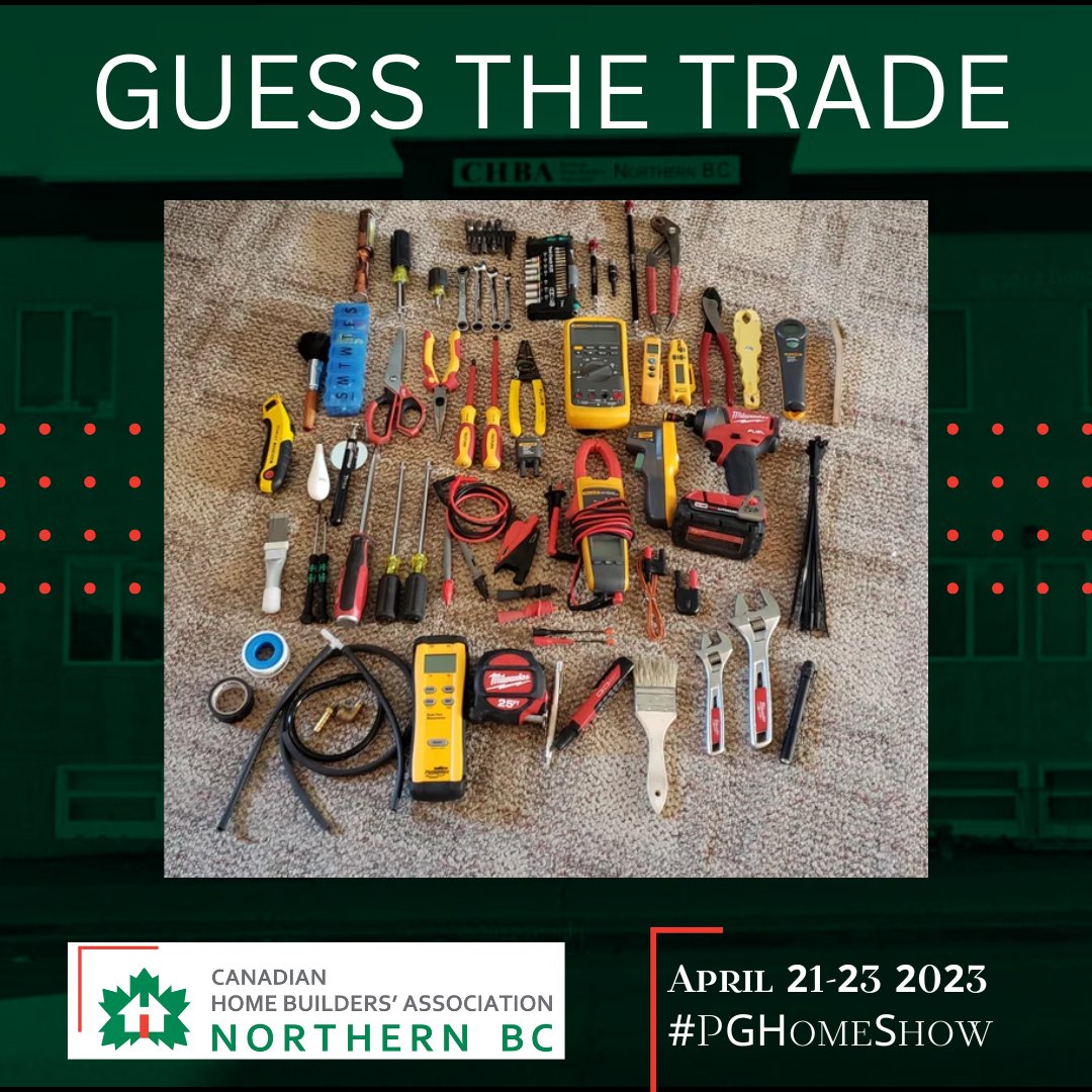 CHBA_NBC's tweet photo. Can you guess the #Skilledtrade by the bag? #Trades #Tradeworker #Tuesdaytrivia #PGHomeshow https://t.co/Zbw9h0JupV