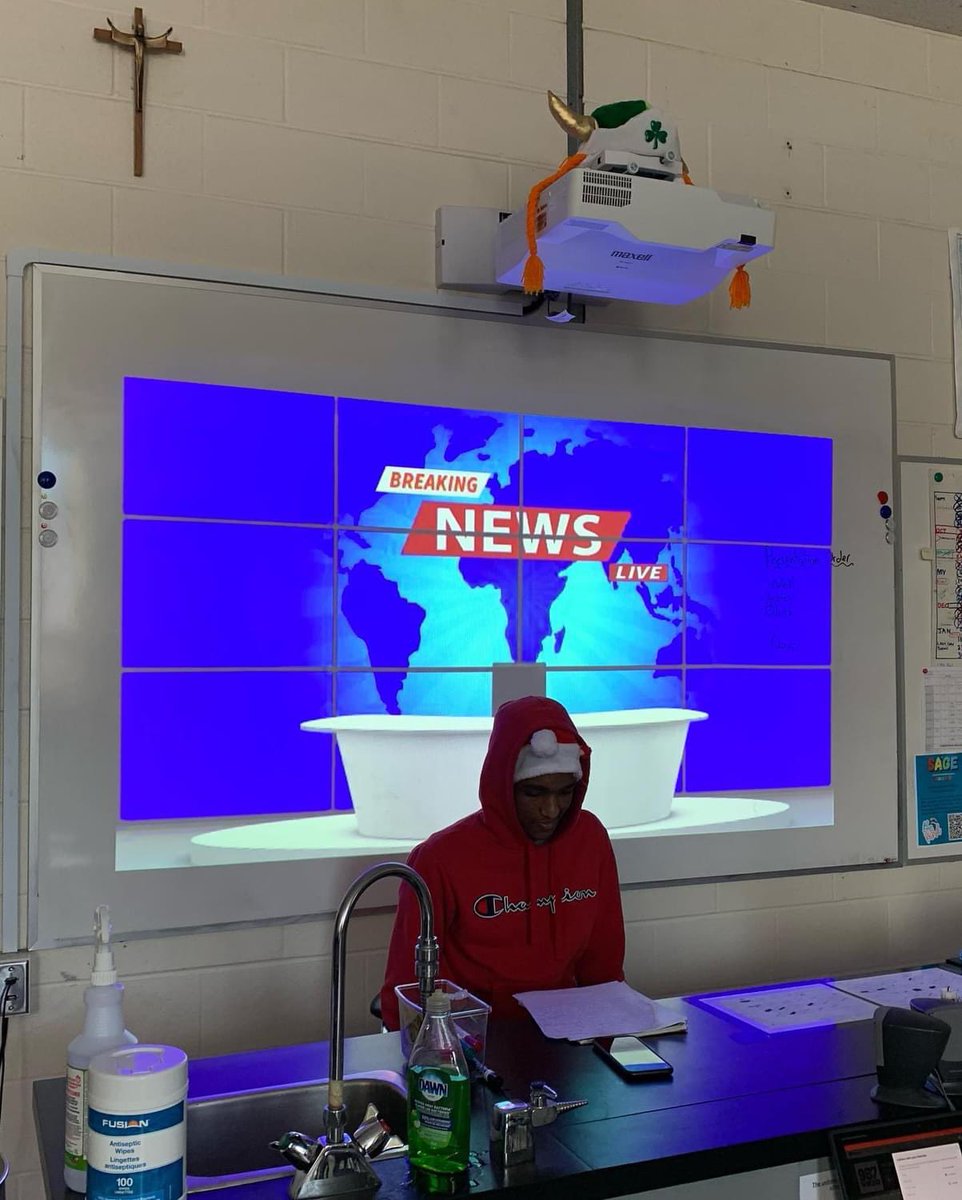 We loved hearing ND’s grade 9 Science “Space News Stories” 🪐🎥🚀 <a href="/Outdoor_Easy/">Cop Car Coffee</a> &amp; his students get creative when it comes to space and science! #ThisIsND #ocsbJoy #Science