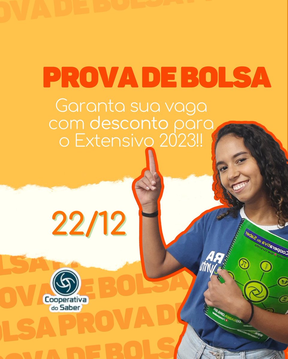 Coopsaber's tweet photo. Vem que ainda dá tempo!! https://t.co/icdOacZVn2
