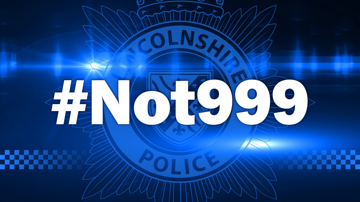 LincsPolice's tweet photo. Only call 999 in a real emergency, where someone's life or property is in immediate danger.
Non-urgent incidents, report on-line or call 101 if something is happening now.
Please help us reach people who need us in a genuine emergency first.
#Not999
https://t.co/Gc49kHvrO1 https://t.co/xSlydt1Tj5