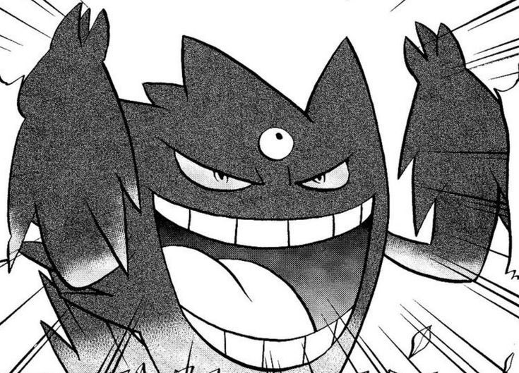Manga Gengar is pretty cool