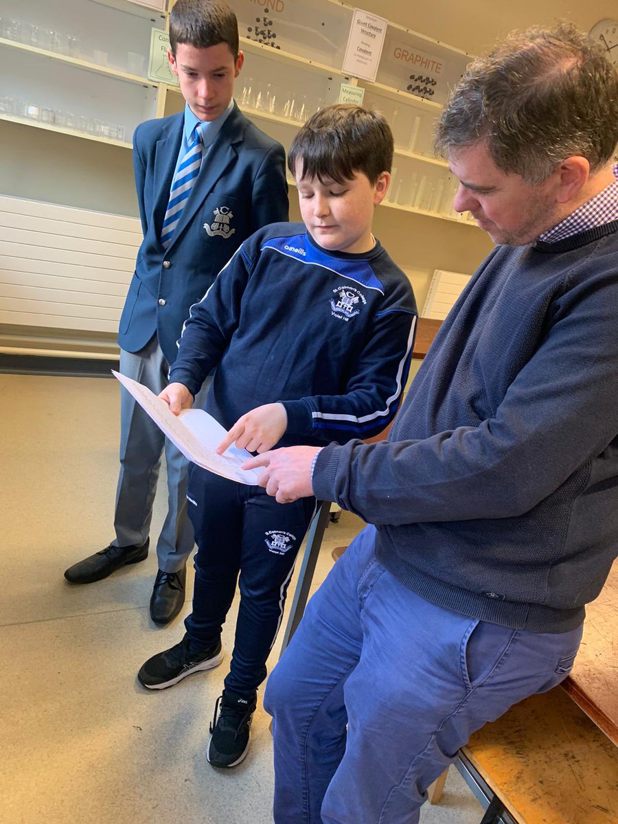 st_colmans's tweet photo. A big thank you to Dr Francis Lively from AFBI (Agri Food and Biosciences Institute NI) for talking to the BT Young Scientists Sé and Anton about their research project.  #BTYSTE2023 #BTYS #AFBI https://t.co/b9N1iG9faj