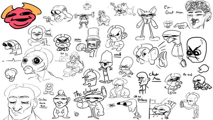 Sketches of spooky shit 
