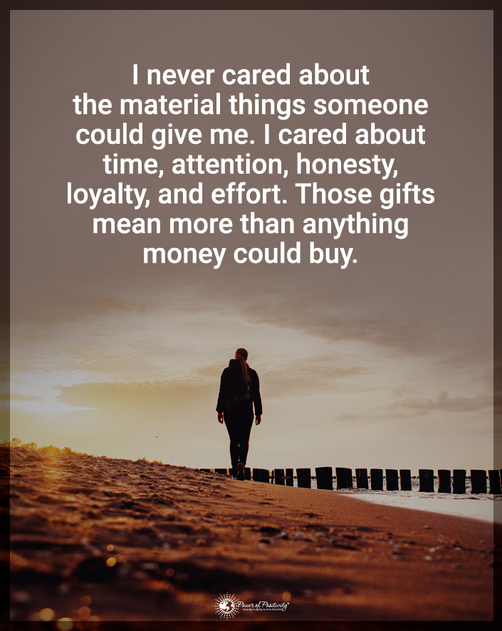 TrainingMindful's tweet image. “I never cared about material things…”