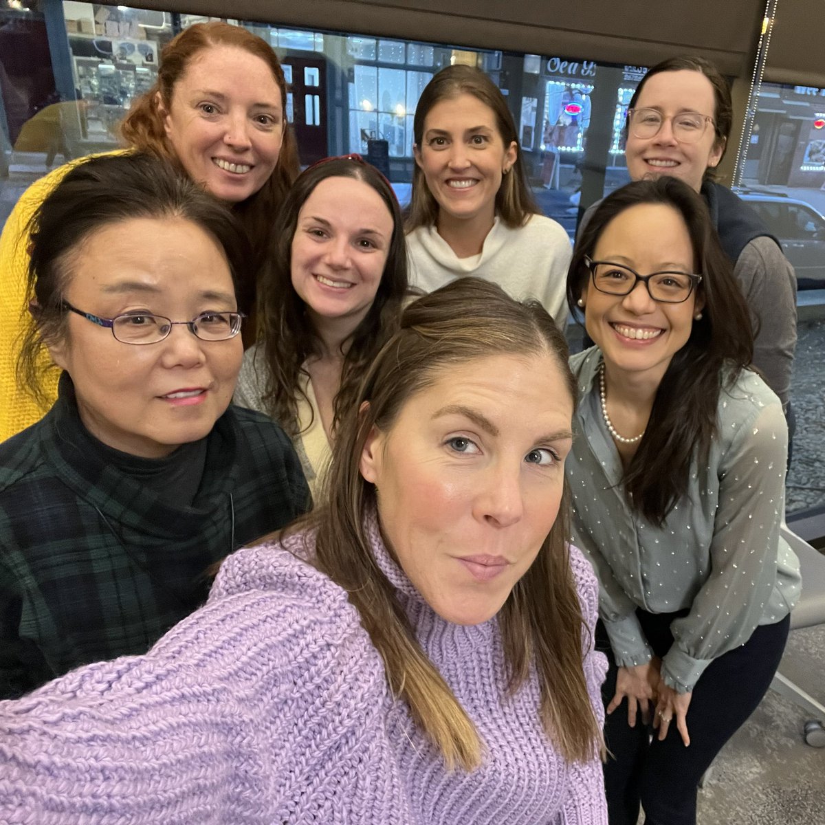 Another LCS Research Group winter party in the books! 💕our team!!🍾❄️🎄#lungcancerscreening #earlydetection <a href="/CSShusted/">Christine Shusted, MPH</a> <a href="/brooke_ruane/">Brooke</a>