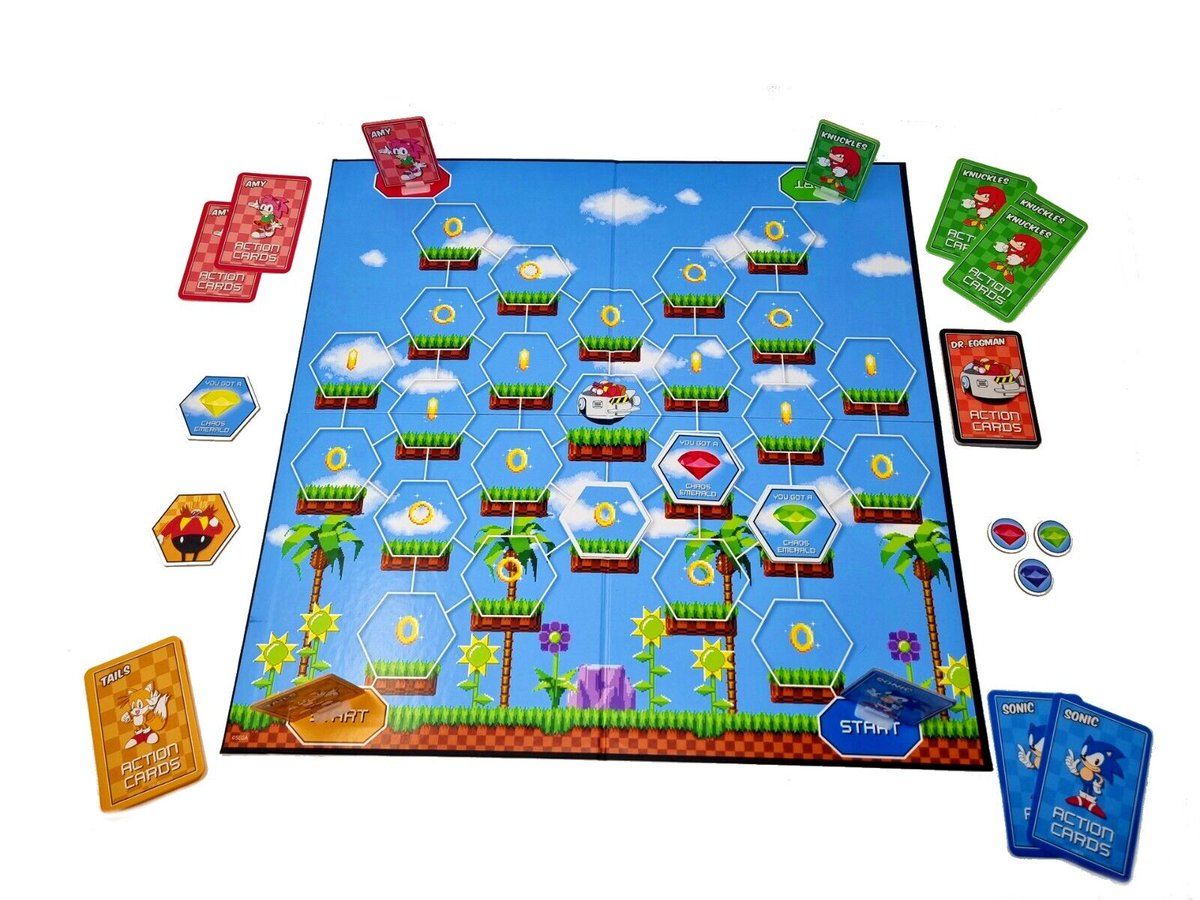DaveLuty's tweet photo. A New Sonic Board Game: Sonic Battle - The Search for the Chaos Emeralds is coming soon to the UK! https://t.co/xUMjvkQsbS