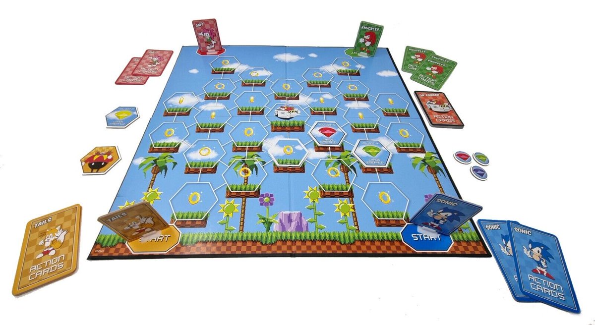 DaveLuty's tweet photo. A New Sonic Board Game: Sonic Battle - The Search for the Chaos Emeralds is coming soon to the UK! https://t.co/xUMjvkQsbS