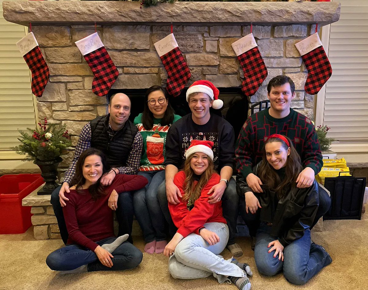 GopherPMR's tweet photo. ...but also with our coordinator, our attendings, our PD &amp; associate PD, are things that will last forever ✨️ 🥰
#pmr
#rehab
#residency
#residentlife
#RehabSanta
#gophers
#forever https://t.co/LrWKQwwYzw