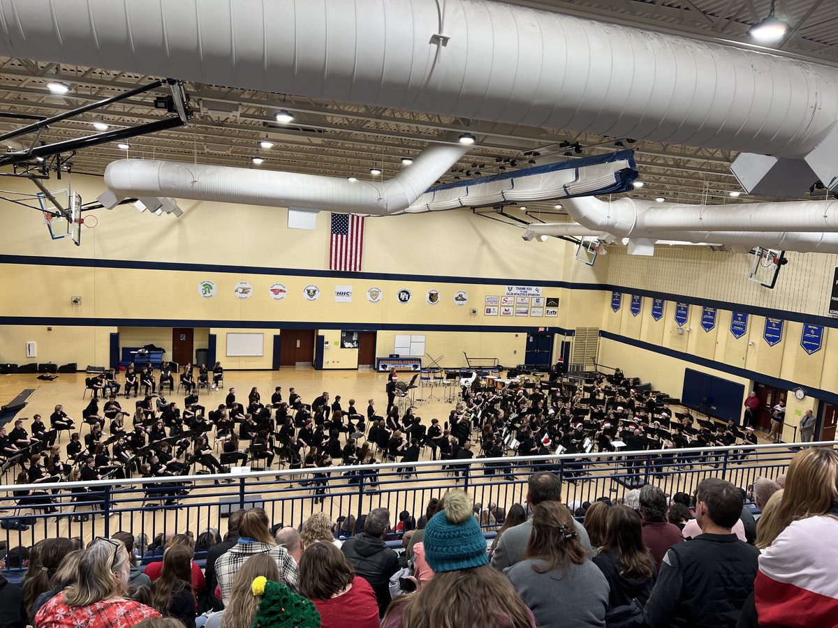 Great music being played by our Junior high bands tonight.