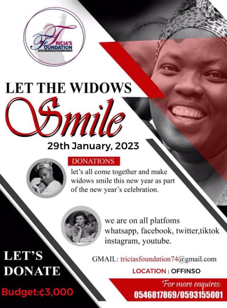tricias_fnd_gh's tweet photo. Let’s support the widows 🥺🙏🙏#Widowhood #widow @theblackwidow #helpwidow https://t.co/dOyhpZzfwr