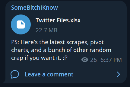 SomeBitchIIKnow's tweet photo. The latest data dump if you like that sort of thing.

https://t.co/fq5M43WZmP https://t.co/Q6ncLju1oS