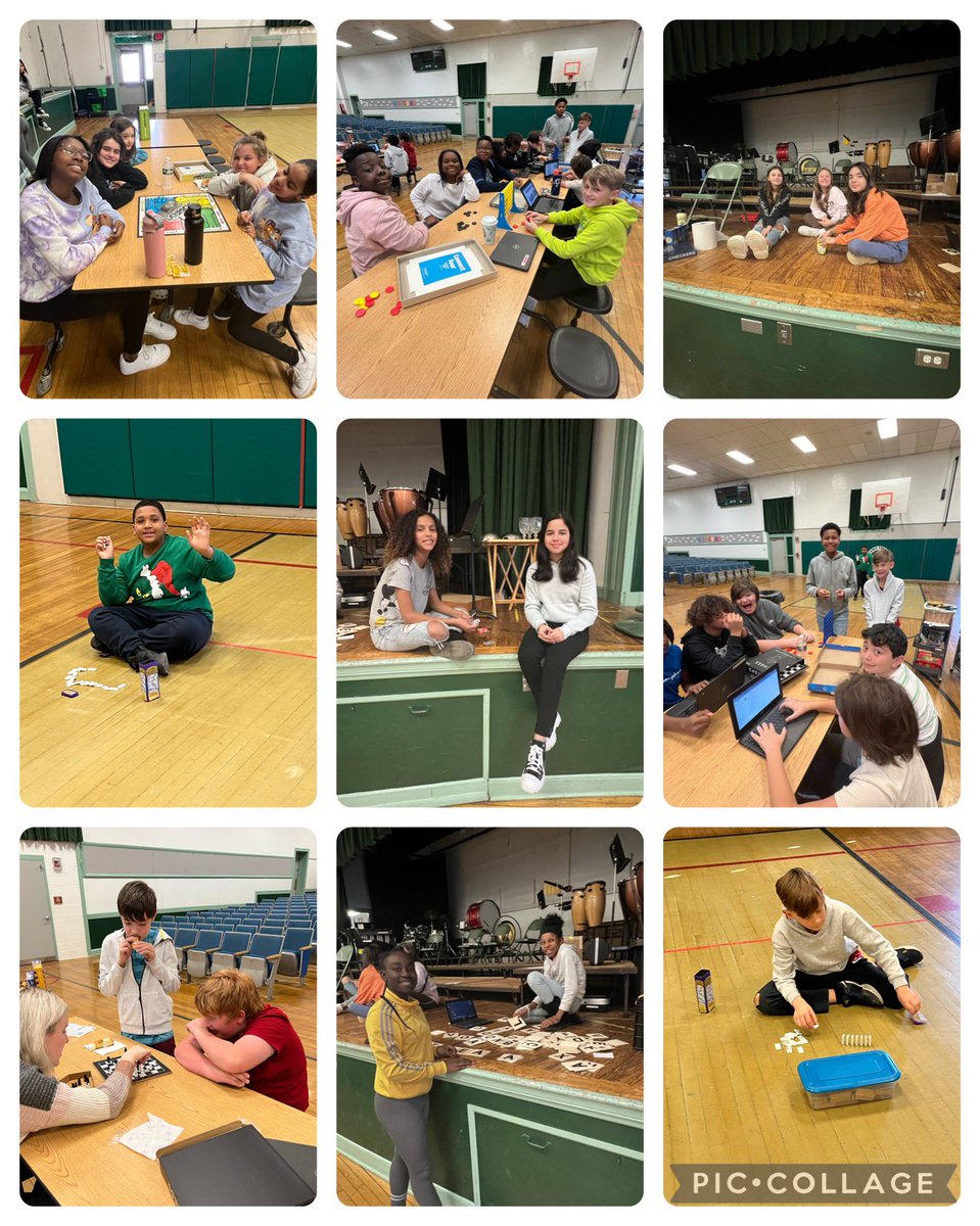 Miss_Mader's tweet photo. 6W &amp; 6G got together for a pretzel party (2nd &amp; 3rd place for canned goods) and board games! 🎲🥨 https://t.co/L8j4G3KgJM