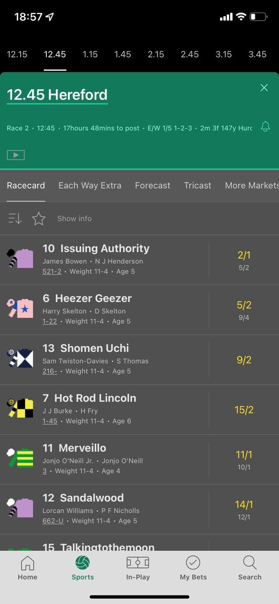 HotRod races tomorrow in the 12:45 at Hereford. grab your NFT using the link below. This isn't a typical NFT. This acts as fractional ownership where shareholders recieve dividends in the real world and the future metaverse 👀 #XRP #XRPL #crypto

sologenic.org/nfts/rU4Xc5fJb…