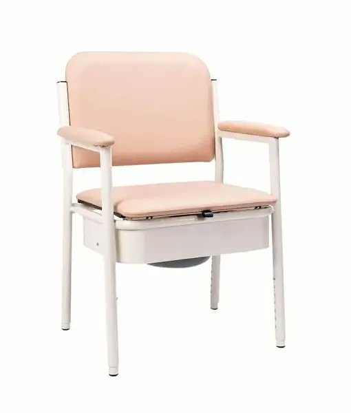 MobilityCaring's tweet image. Looking for a deluxe bedside commode? Our #bedsidecommode has a cushioned seat, armrests, a toilet seat, and a detachable commode bowl. Priced economically and available online at buff.ly/3D7NTbb
