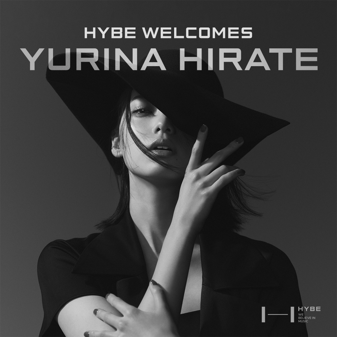 하이브 아티스트가 된 것을 환영합니다.
하이브 재팬의 새 레이블 NAECO의 첫 아티스트 #YURINA_HIRATE
멋진 도약을 기대합니다!

ようこそHYBEファミリーへ！これから共にする新たな航海を楽しみにしています！

We’re so glad to have you join our HYBE family as our first artist at NAECO.