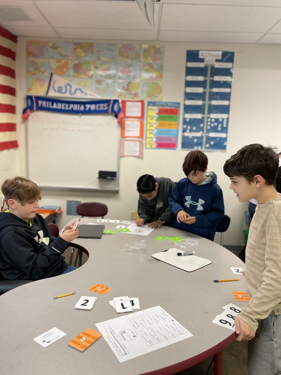 Last week before break is a great time to incorporate some decimal review through our Work Place game <a href="/MLCmath/">Math Learning Center</a> 🙌🏼

#PennDelcoProud
<a href="/ParksideES/">Parkside Elementary</a>