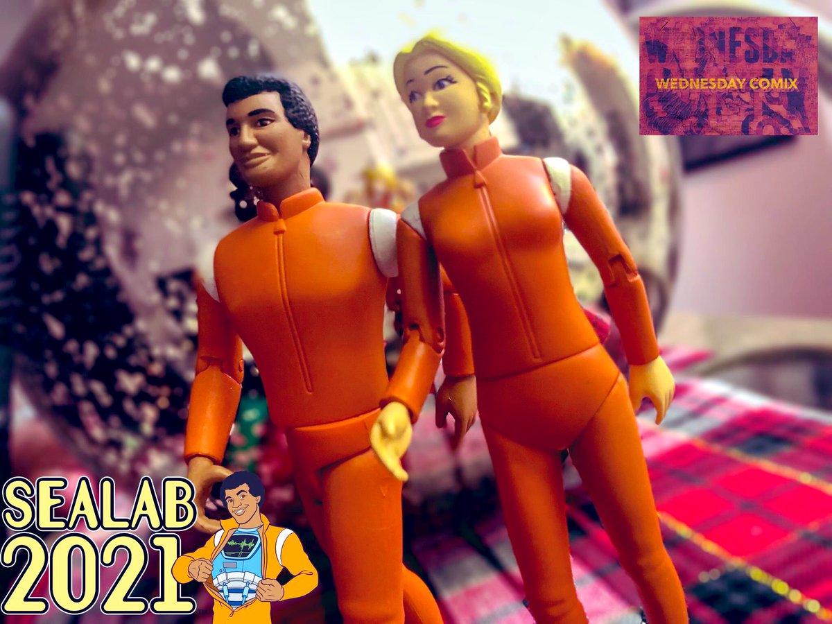 WednesdayComix's tweet photo. My #TatesComics run yielded plenty of good looks; but this year it was #Sealab2021 action figures that were different & stood apart for under $20. I bought pair for $10 +tax. Iβve never watched the Cartoon Network series so Iβve no affinity to it
#WinterBrakk #ActionFigureOneShot https://t.co/iRTAkLwJHN