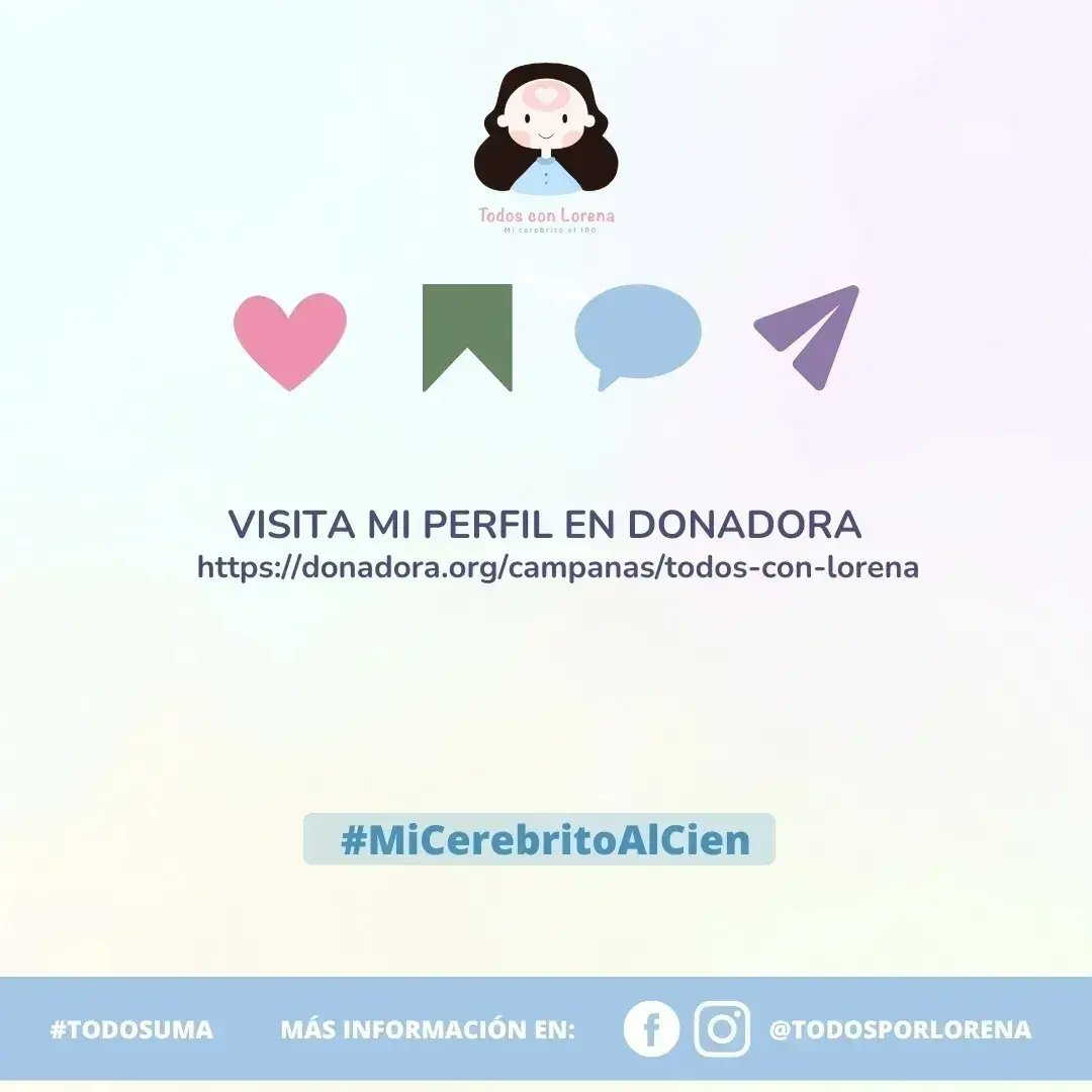 Esta enfermedad es muy agresiva con los niños, y su tratamiento es muy costoso, por eso es que hoy pedimos tu ayuda para seguir con el mío.
Visita mi perfil en #donadora en este link 
donadora.org/campanas/todos…
#TodosConLorena #donativo #GraciasPorTuAyuda #TodoSuma #AyúdanosAAyudar