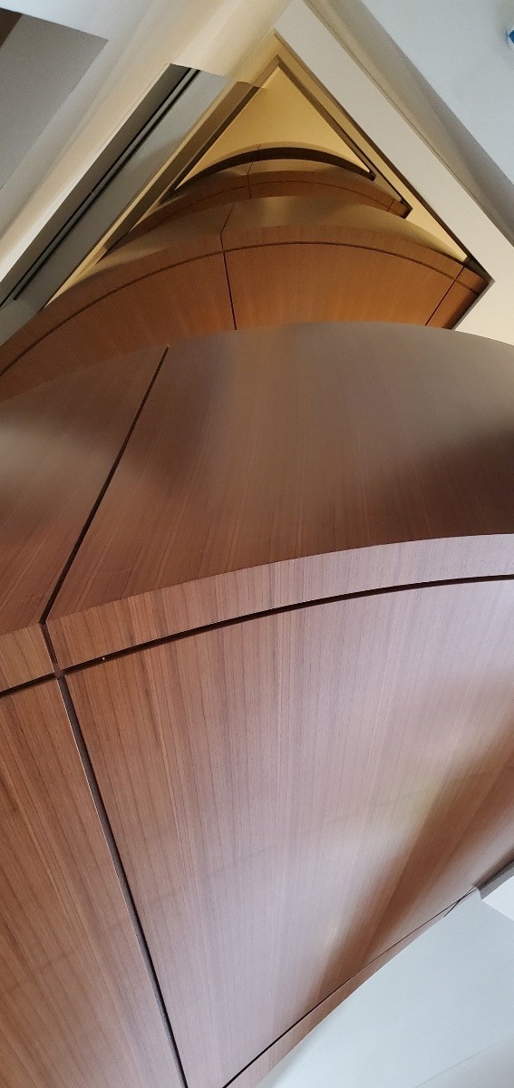 MidAmCarpenters's tweet image. Check out the unparalleled craftsmanship on these stairs installed by our members at a law firm in Milwaukee. A true masterclass from this crew from #ImperialWoodworking. Thanks to #local174 member Carlos Rosales for the photos!

#UnionCarpenters #MACRC