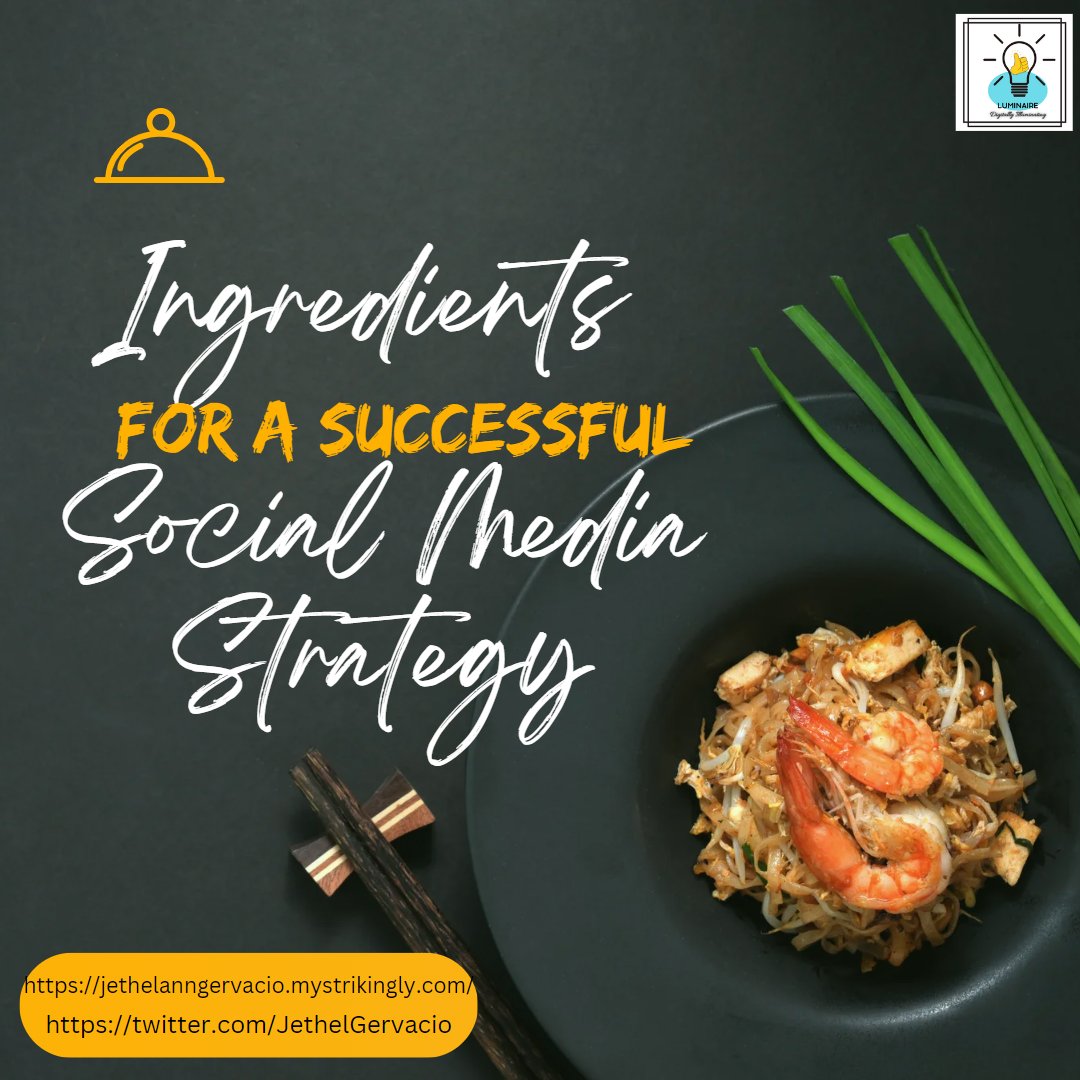 JethelGervacio's tweet image. A Social Media Strategy is like a map of your plan. To find out how Luminaire can help your business, send us a message through gervaciojethelann@gmail.com#smm #motivation #smmlife #smmtrends #brandidentity #socialmediahelps #strategizing #socialmediastrategy #mapout#exploremore