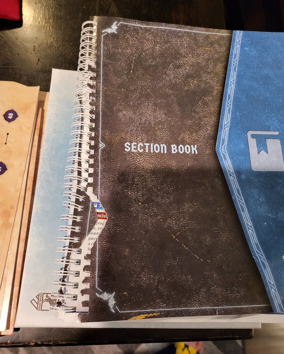 interwebtactics's tweet photo. @Cephalofair Any chance I could get a replacement Section Book? https://t.co/gZjuyWfGAY