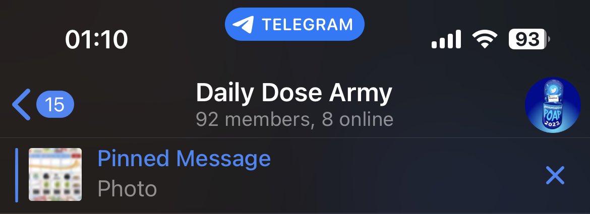 Cryptovius1's tweet photo. @GRiMLiNX I mean it was 3 people when we created the telegram group under 24hrs ago!!
#DailyDoseArmy
#CONNECTandCOLLECT
๐๐ช๐ฝ https://t.co/sWrPIPo9Yv