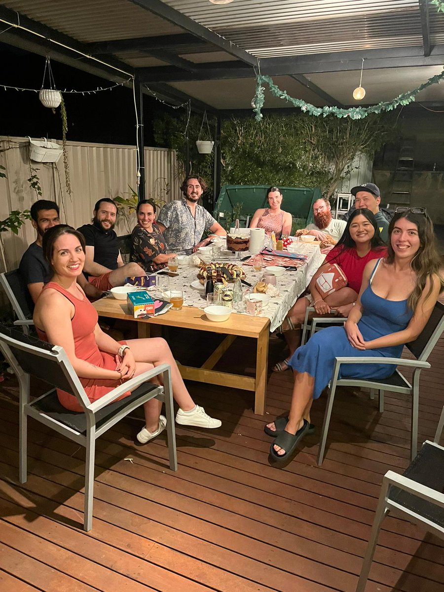 theimmunologist's tweet photo. Merry Christmas and happy holidays to all. Enjoyed some homemade smoked meats and beers at Cheez-mas 2022. #talentedpostdoc #willtravelSORforthat I'm grateful to work with a wonderful team @NCARD_research in a season of transition. @Immuno_Beard @LizethOrozco_ @nicolaprincipe_ https://t.co/66bgUFRw06
