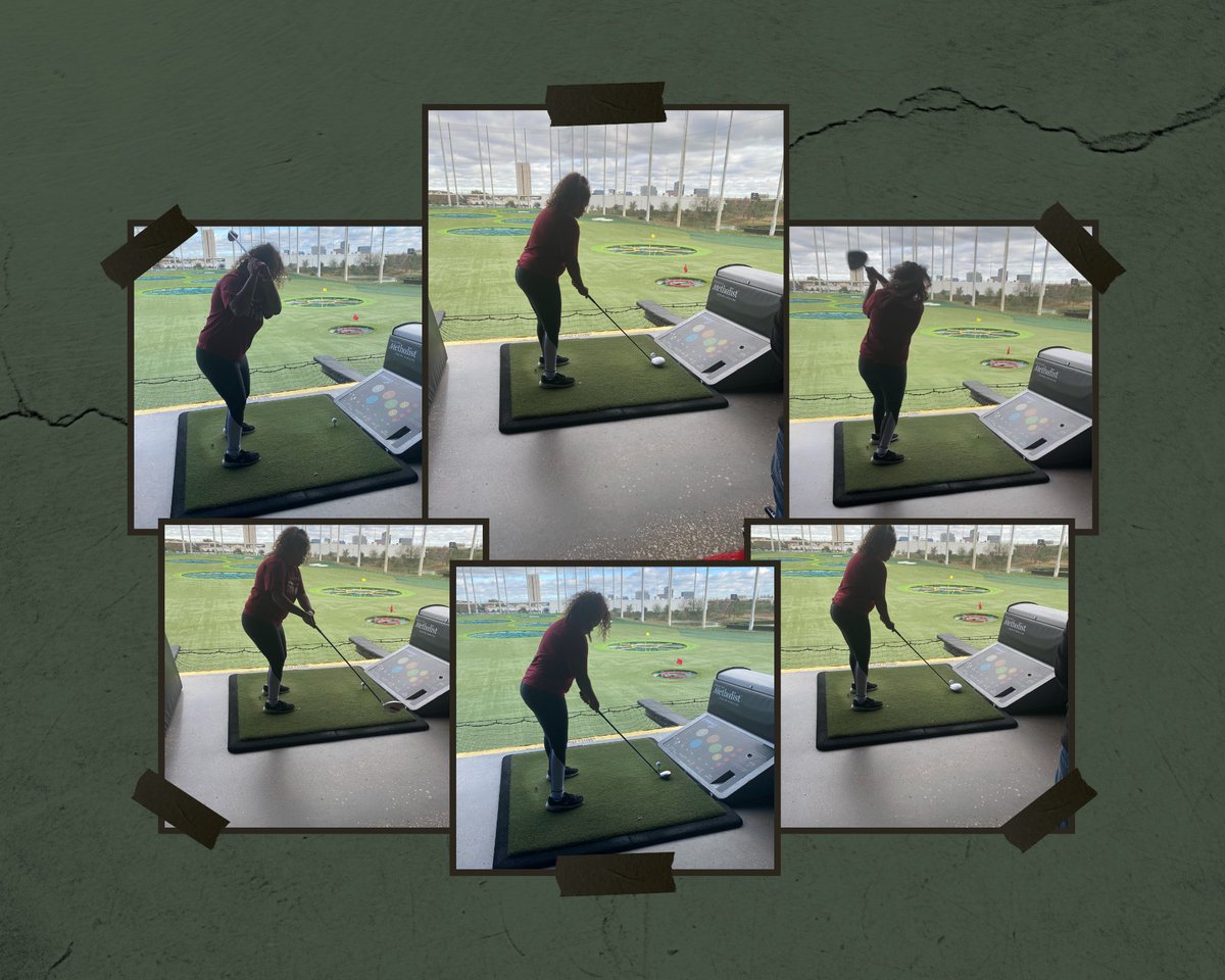 AlexisSmallN08's tweet photo. Getting some swings in @berknerathletic @bhsstem #golf #berknerhighschool #practicegolf https://t.co/H24bwQLiLy