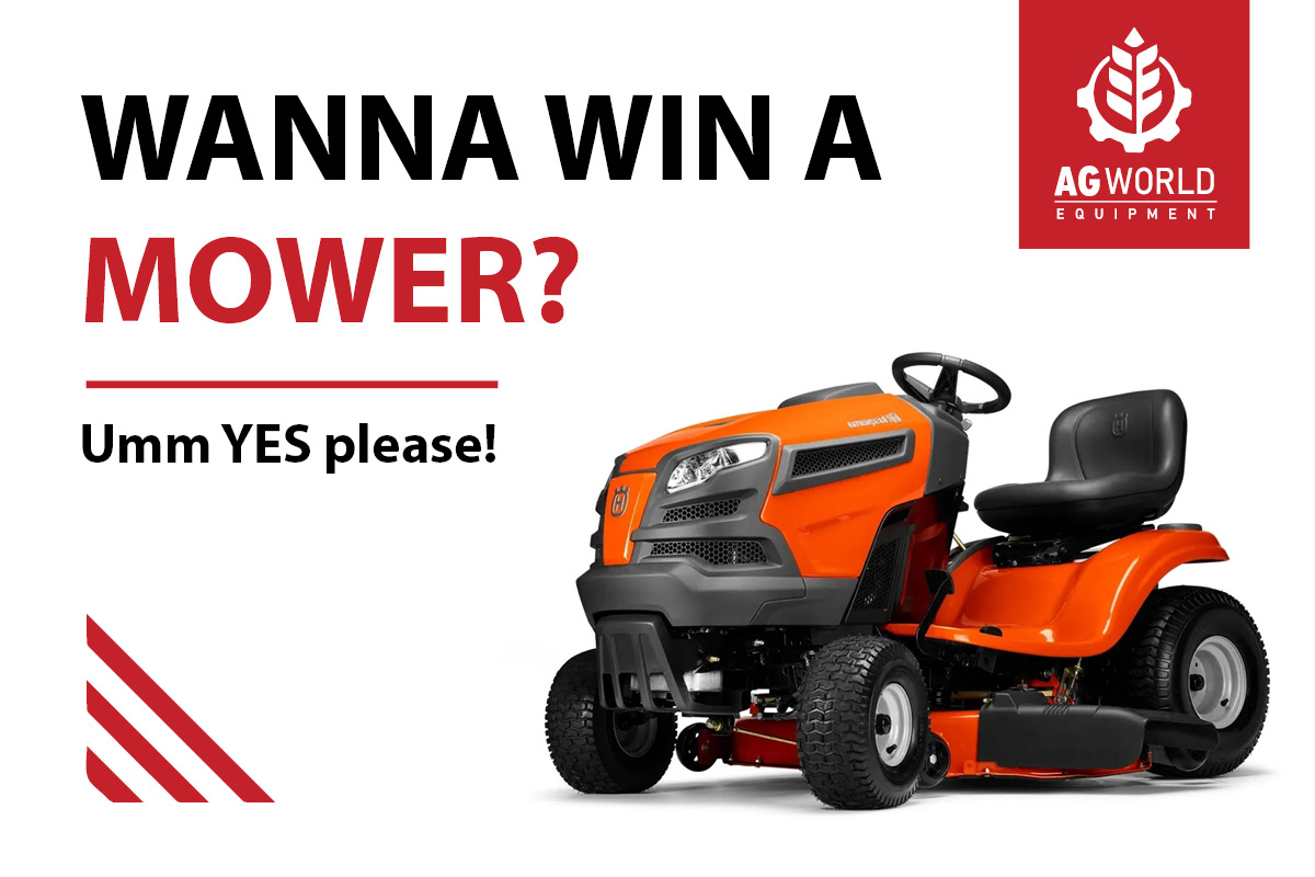 We love giving back to our customers!!! That's why this December and January any $25,000 spent on parts, sales or service will get you entered for a chance to win this high performance premium lawnmower.