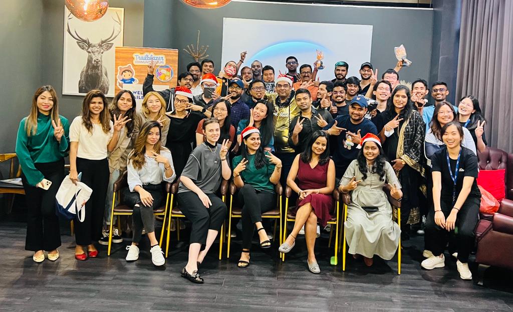 Had a great time hosting our final in-person meetup in 2022 for our Malaysia Trailblazer Community - hope to have more exciting events in 2023! Thank you TrailblazerCommunity team for sponsoring the event, and thanks to @justguilda and Christina for prizes for our Holiday quiz.