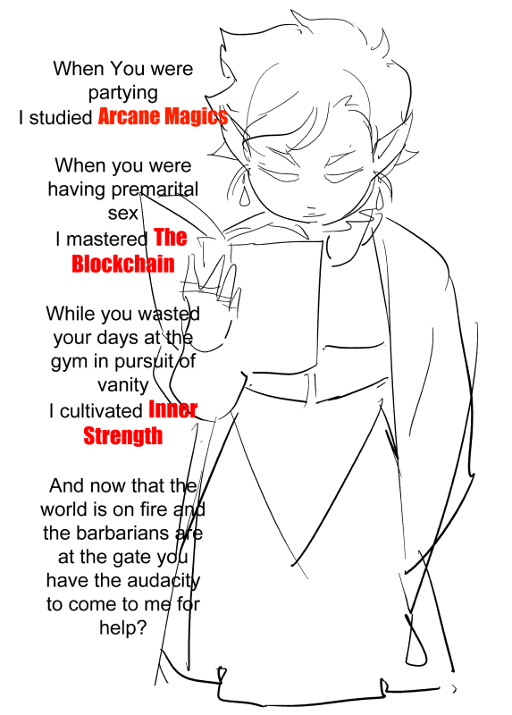 collection of luna darkweb shitposts #dndart 