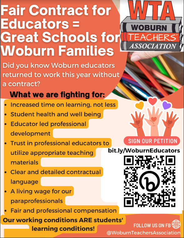 Woburn Teachers Association tweet media
