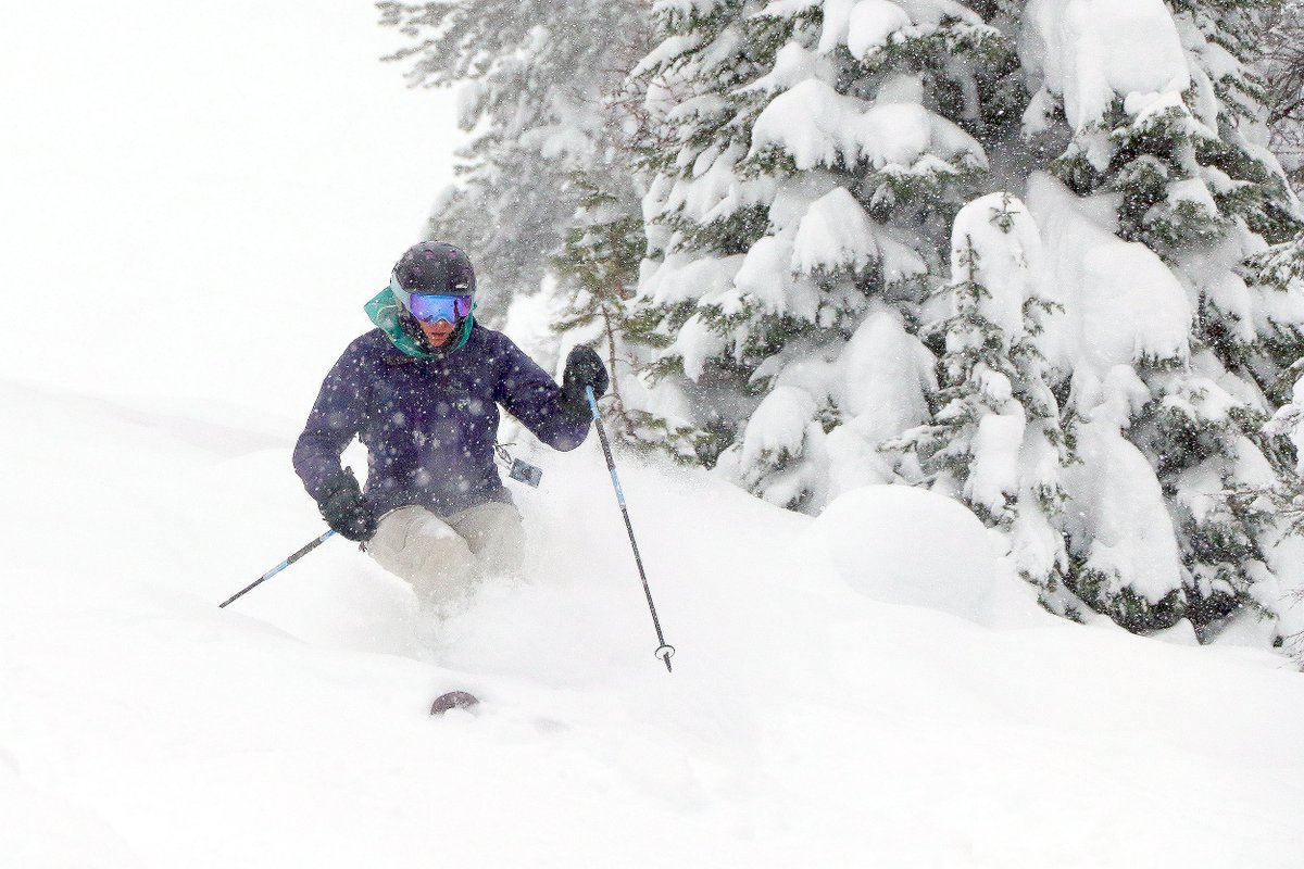 skilookout's tweet photo. 12/20/2022 - Another beautiful day at #SkiLookout Pass. Deep snow was the ticket!
Which do you prefer: POW Turns or Corduroy to RIP? 
#SkiNWRockies #VisitIdaho #SkiIdaho #PowPow #1PowderPlace #RideIdaho #18Winters #VisitMontana #MontanaMoment #PNWSkiAndRide #OptOutside #ColdSmoke https://t.co/TH6z98BTbq