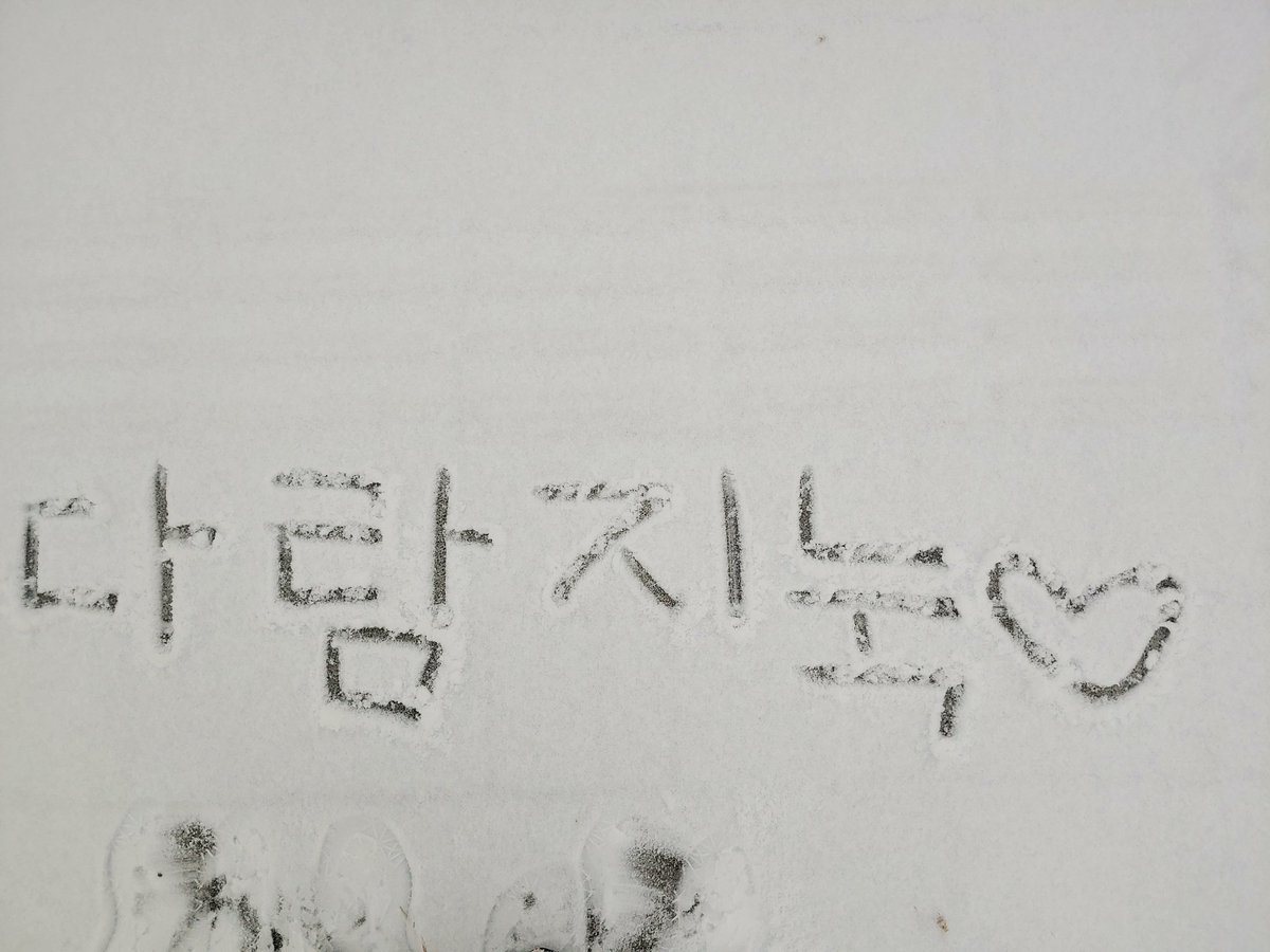 solbangul18's tweet photo. 얼마��에 쌓인 눈이냐ㅡㅜㅜㅡ https://t.co/N9QurWruVv