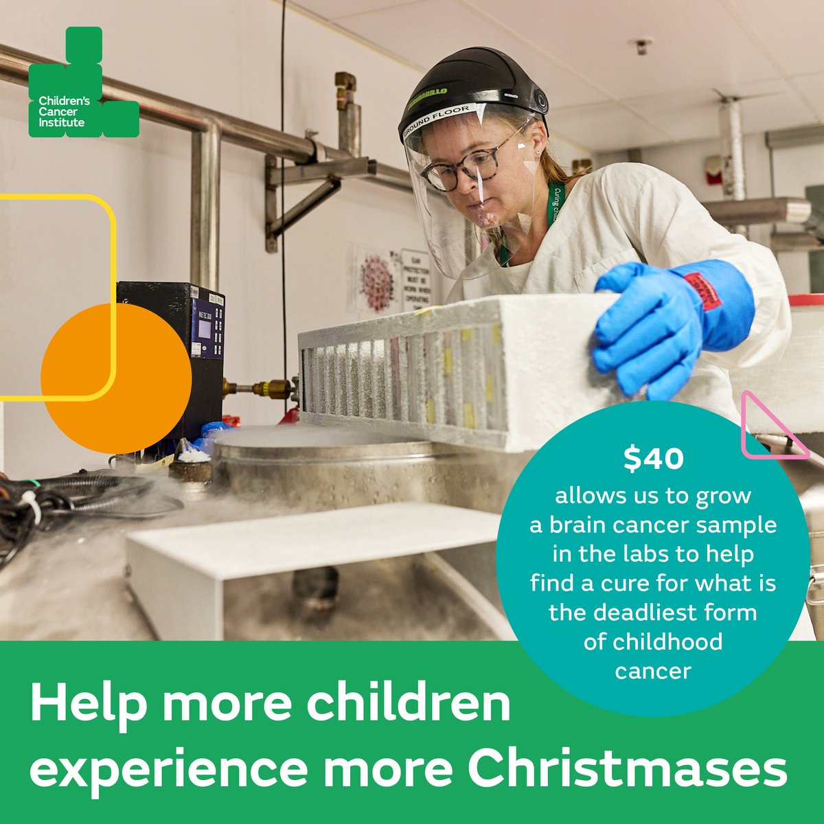 Our researchers believe a life should be long. That's why we're doing everything to find a cure for every child with cancer. With your help we can help more children experience more Christmases. 🎄

To donate, please visit ccia.support/Twitter_40

#ALifeShouldBeLong