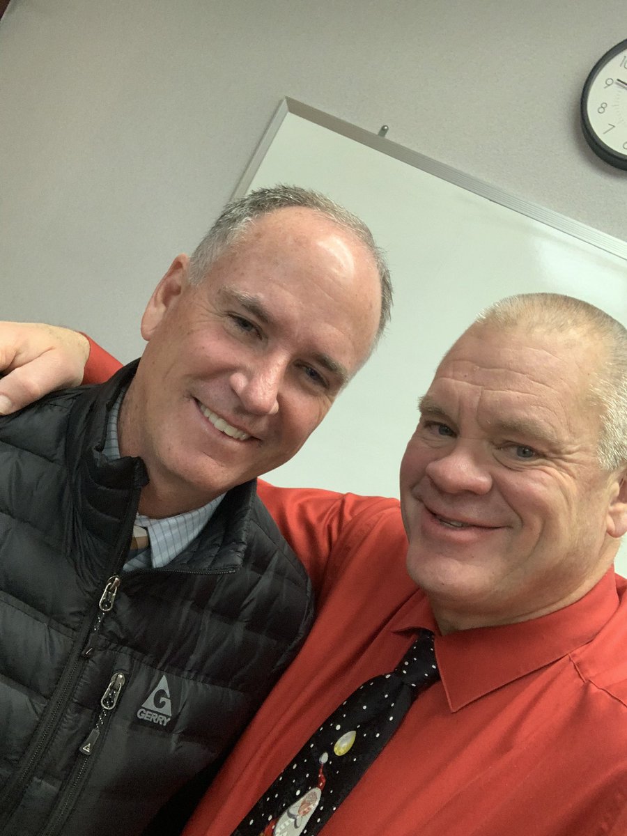 RodHinck's tweet photo. When two principals @RodHinck and Jade Shepherd are blessed to have two amazing asst. principals @RheesMatthew and @Travis_hende. #NSMSrocks @NorthSevierHS #seviersd https://t.co/UXvxBqds1p