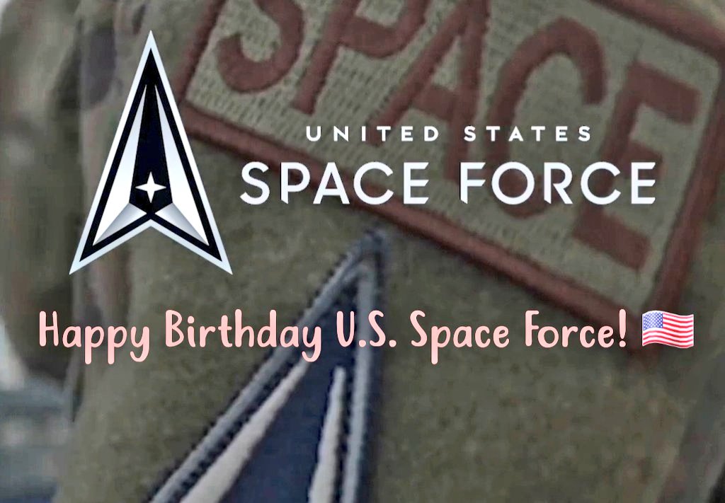 Happy 3rd Birthday <a href="/SpaceForceDoD/">United States Space Force</a> 🇺🇲🎂🇺🇲