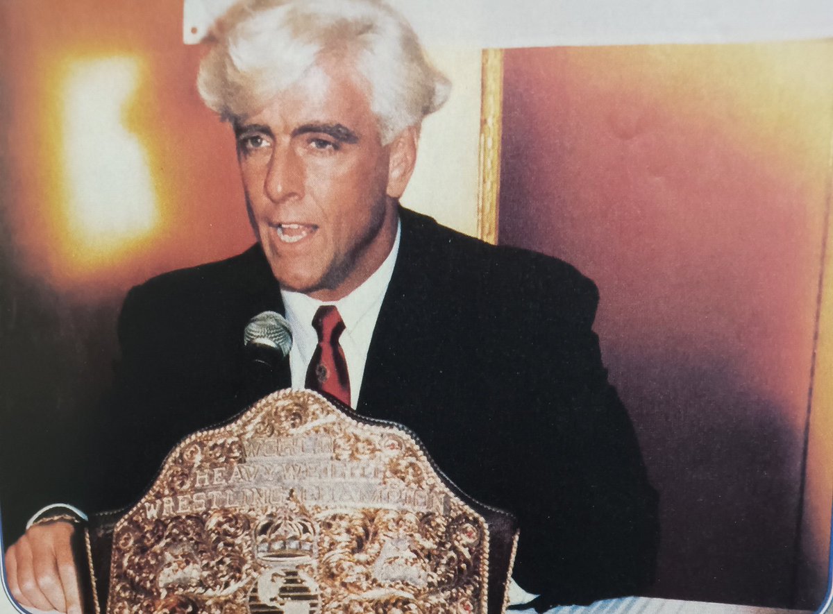 Rasslin' History 101 on Twitter ""Nature Boy" Ric Flair,at a press