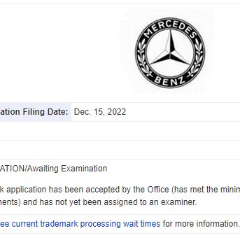m7li850's tweet photo. Mercedes-Benz 集團在2022-12-15 向 USPTO 提交了涵蓋第9、35、36、41及42類的商標註冊申請。其中包括指定涵蓋由NFT數位認證的可下載數位收藏品。
#商標 #Trademark #NFT #USPTO #MercedesBenz https://t.co/DFvlheBAbM