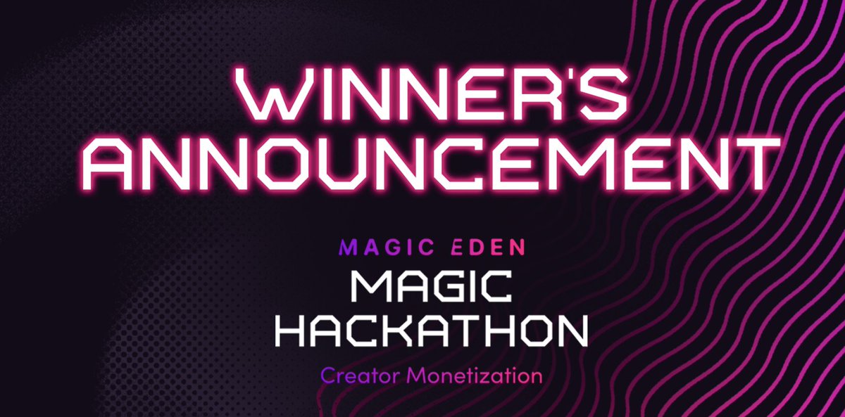 Developers are the backbone of Solana.
Today, we’re giving $270K to independent devs creating a stronger NFT ecosystem.

Magic Hackathon recap:
- 509 participants
- 157 projects
- 15 teams awarded

bit.ly/3WeC7pr

A massive thank you to all builders. Let's dive in 👇