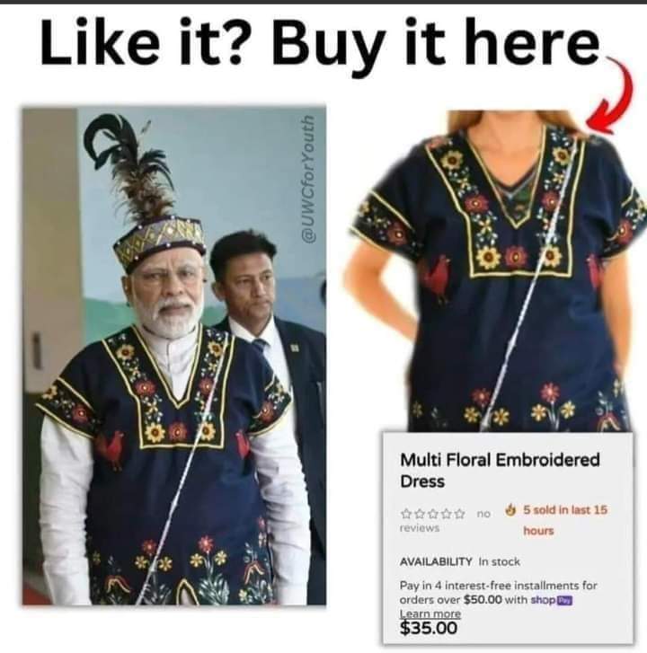 __Aliya_Azad_90's tweet photo. गजब बेइज्जती है।🤣🤣
अनपढ़ आदमी का इतना भी फायदा नही उठाना चाहिए कि उसे महिला वस्त्र पहना दिए जाएं... 😊
इस बार 3000 रुपए का ही ड्रेस खरीदा है.
@_Aliya_Sanjar_ @__Aliya_Azad83
#aliyacoachingclasses #aliyasanjar #aliyaazadsanjar
https://t.co/aKAZag1ehA https://t.co/Bp2ZRvbXmS